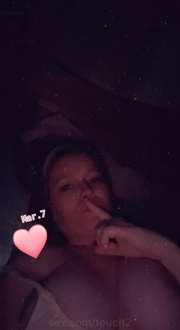 Myself in bed being naughty on a night shhhhh and been sneaky