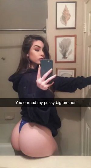 Little sis wants brothers cock