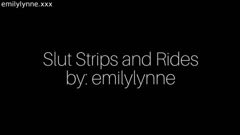 Emily Lynne Slut Strips And Rides JOi Video